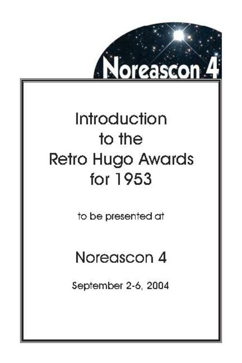 Introduction to the Retro Hugos